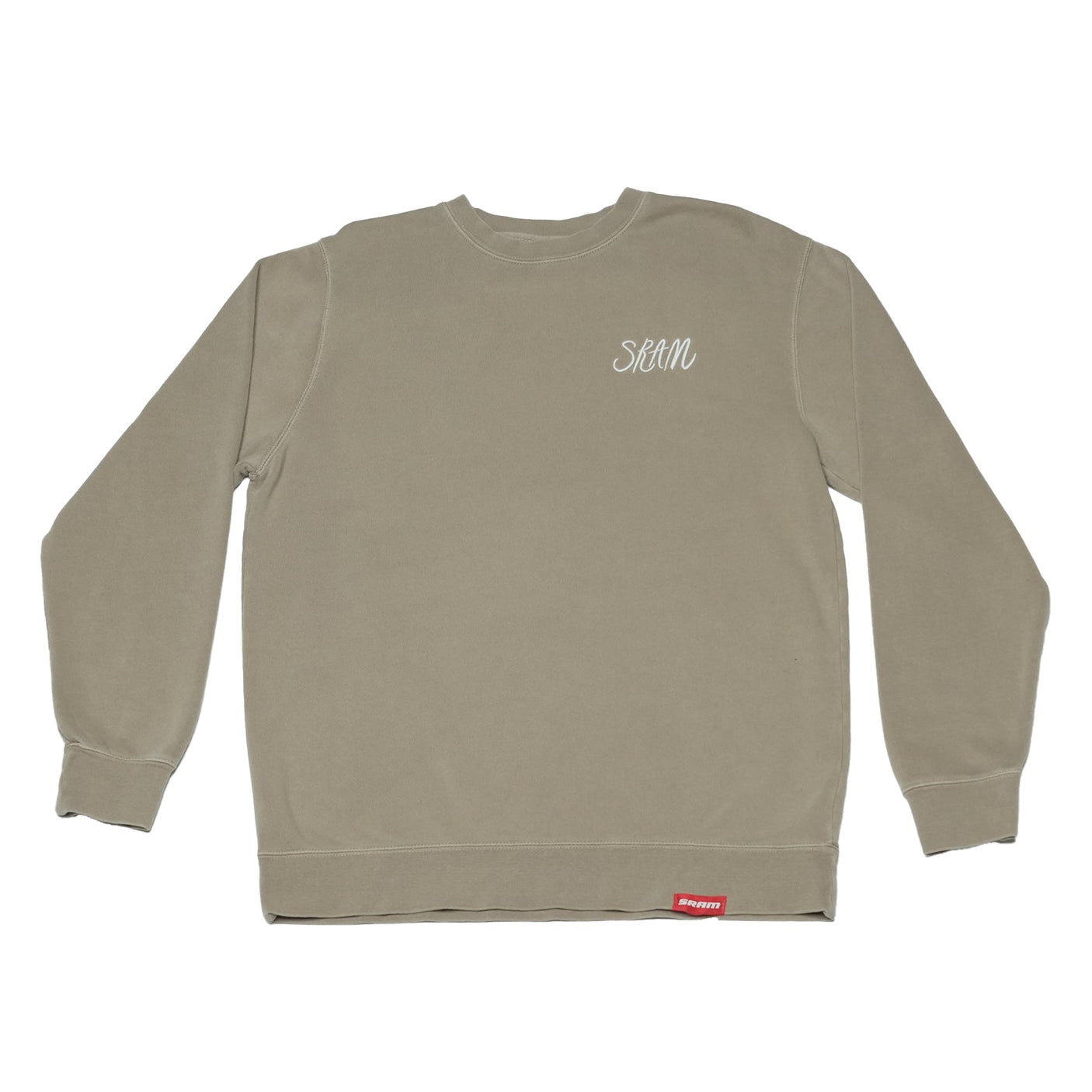 SRAM Script Logo Tan Sweatshirt