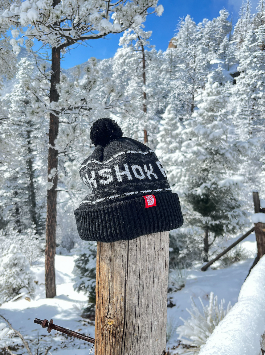 RockShox Black Coal Winter Pom Beanie