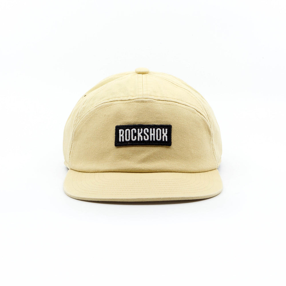 RockShox Logo 5-panel Tan Coal Hat