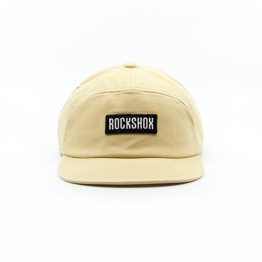RockShox Logo 5-panel Tan Coal Hat