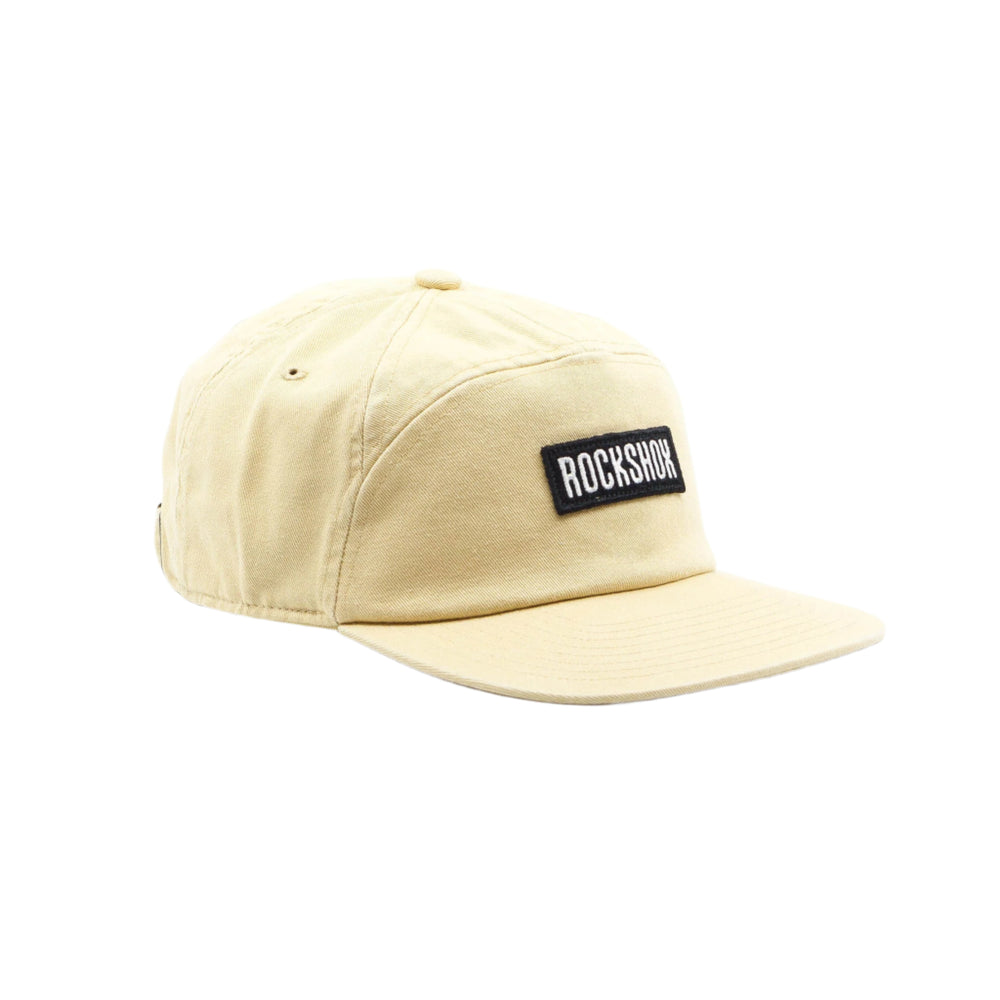 RockShox Logo 5-panel Tan Coal Hat