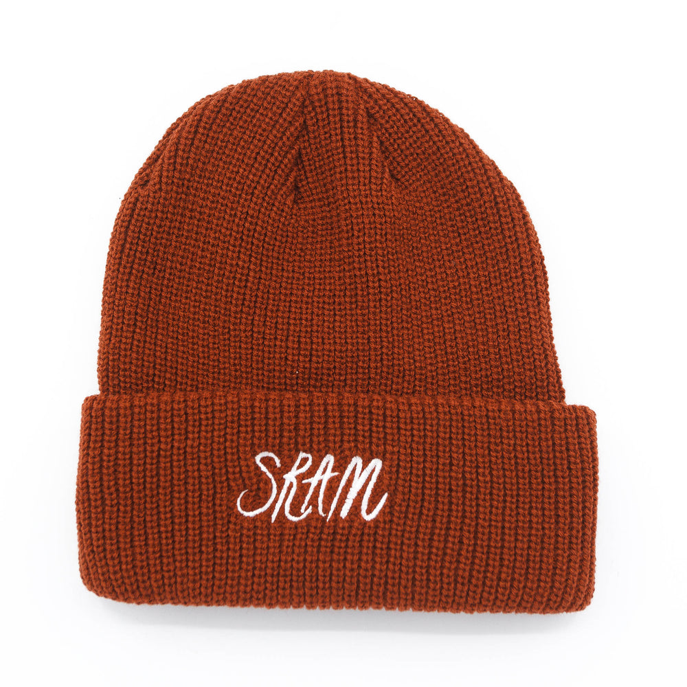 SRAM Script Logo Maroon Beanie