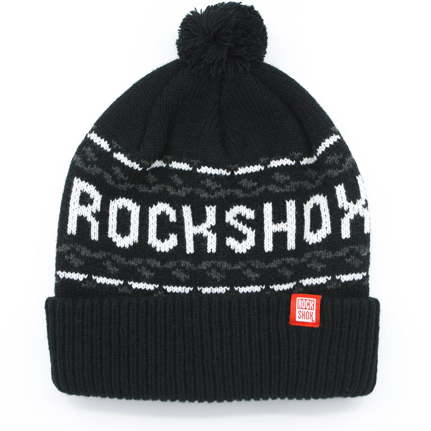 RockShox Black Coal Winter Pom Beanie
