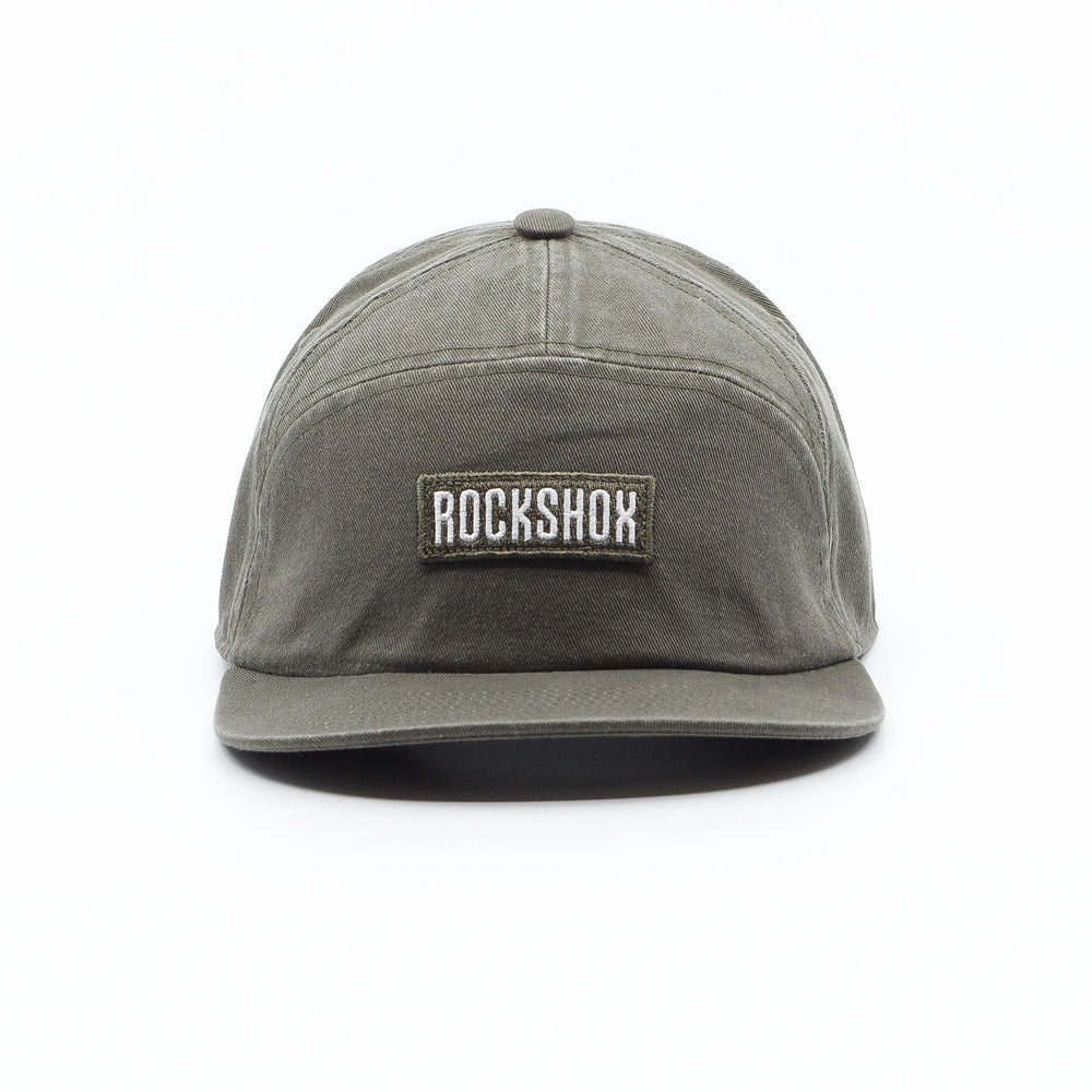 RockShox Logo 5-panel Olive Green Coal Hat
