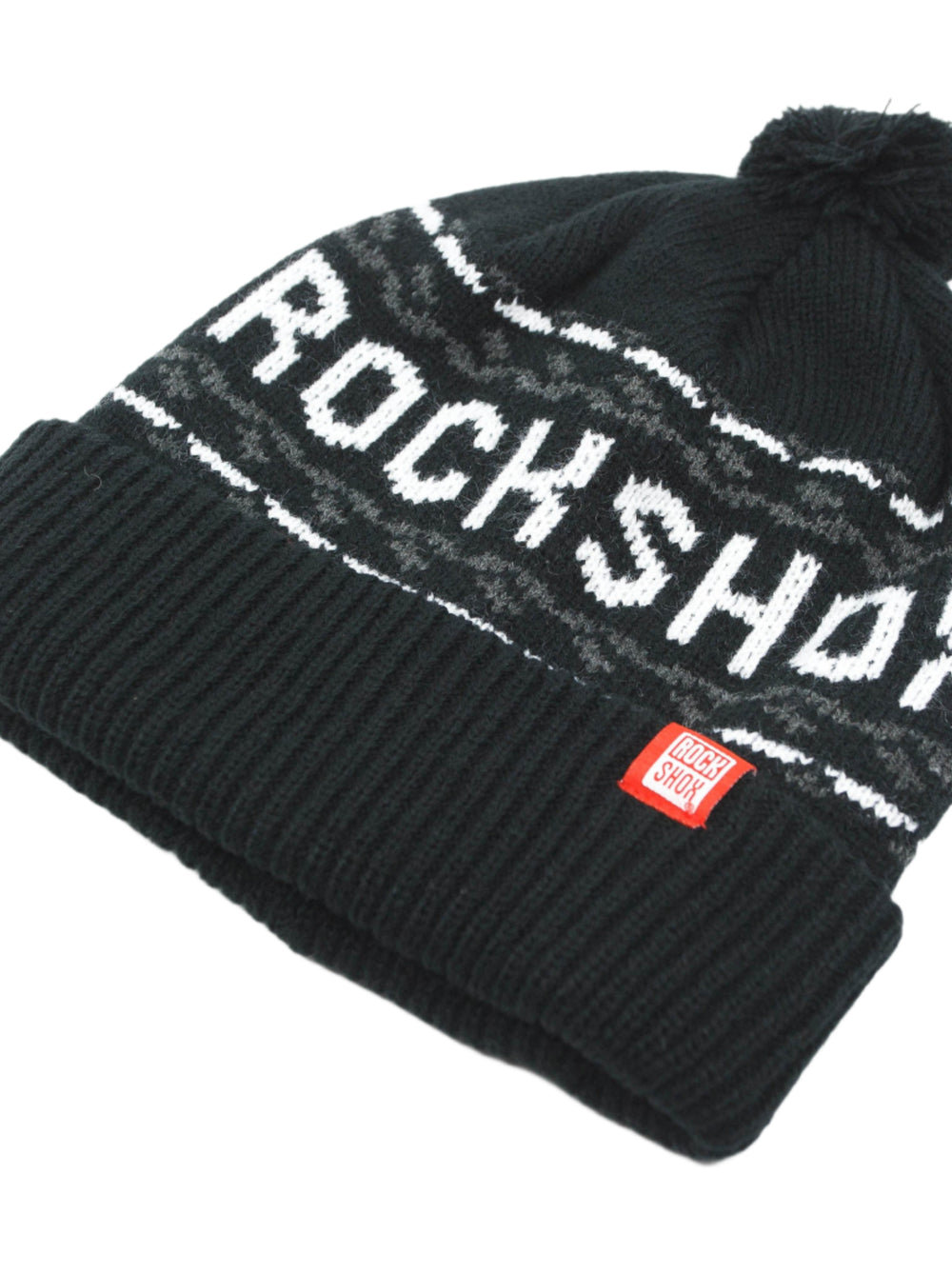 RockShox Black Coal Winter Pom Beanie