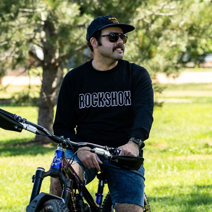 RockShox Chenille Patch Black Sweatshirt