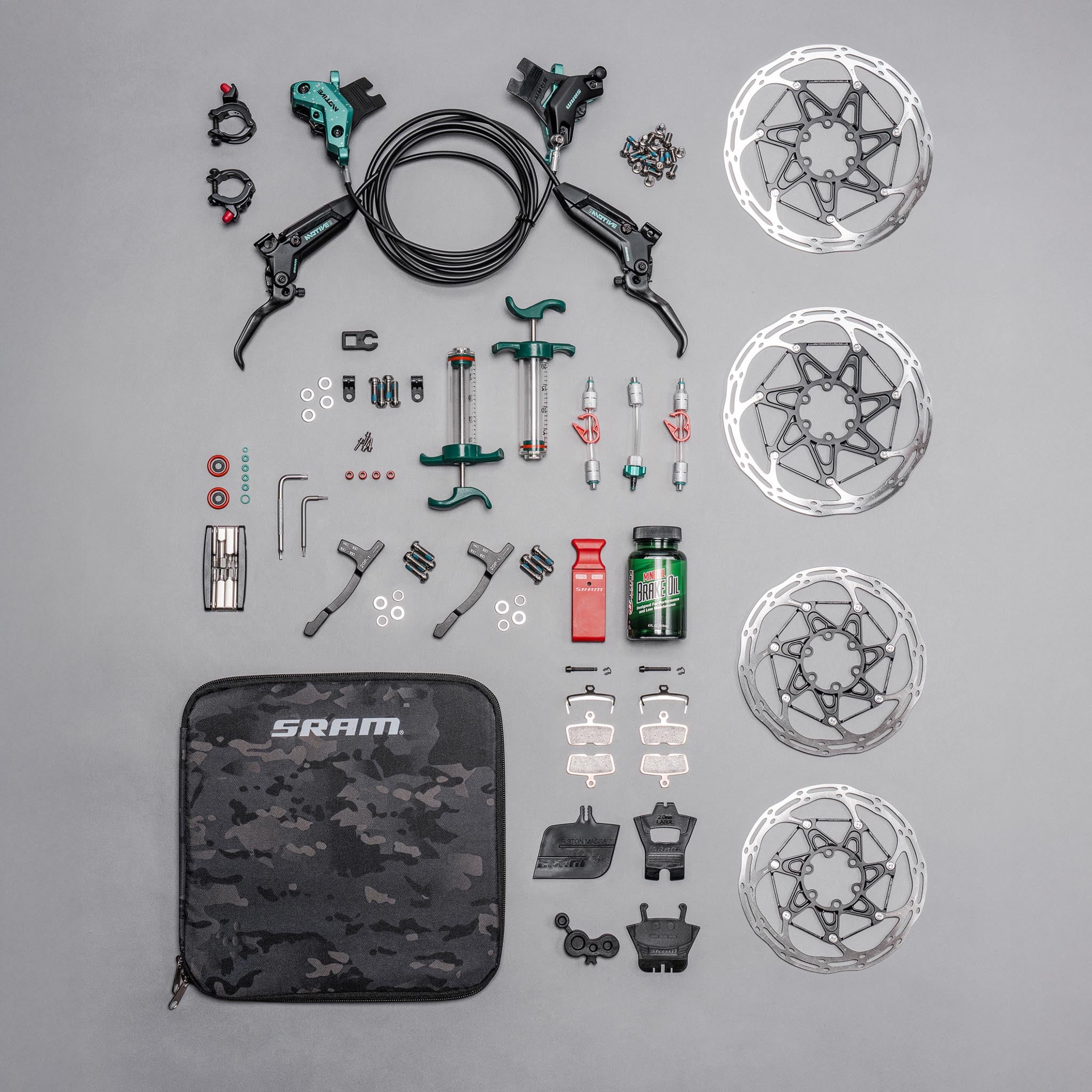 MOTIVE Ultimate Teal Splatter Expert Brakes Kit