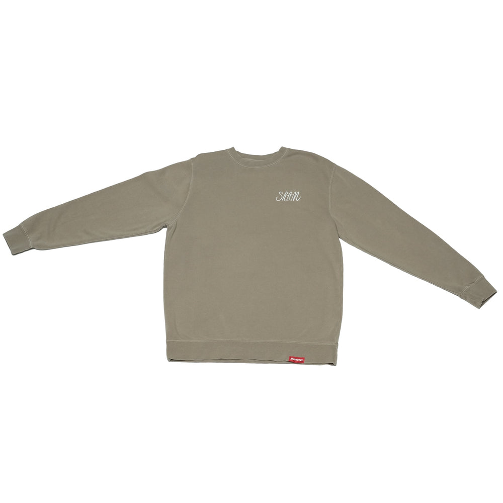 SRAM Script Logo Tan Sweatshirt