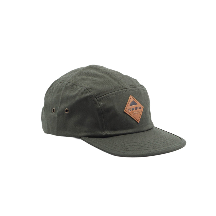 SRAM Leather Patch Green 5-Panel Hat